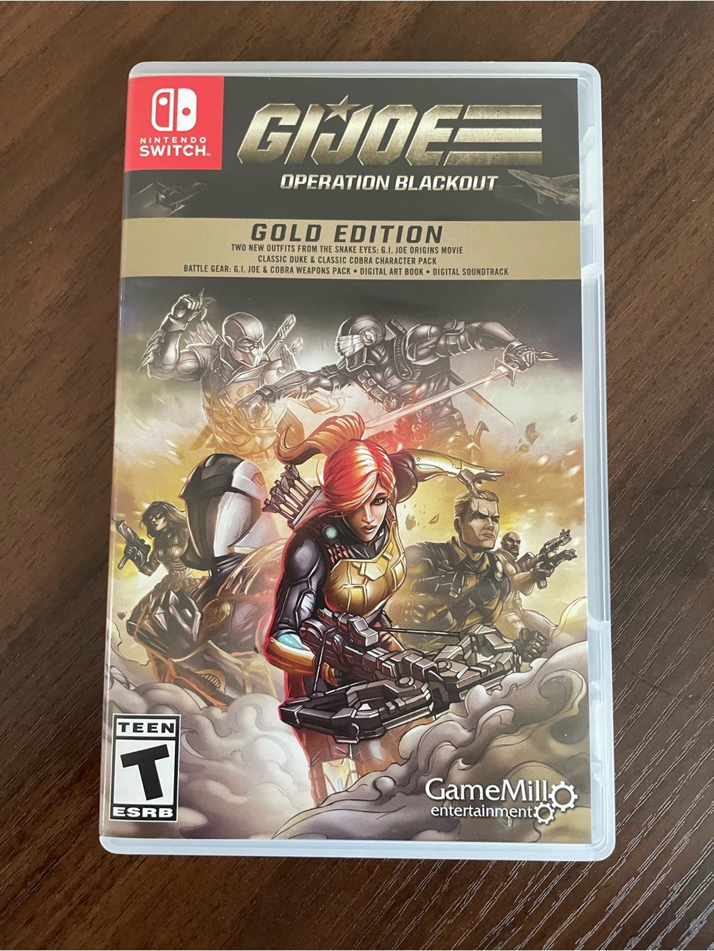 G.I. Joe Operation Blackout Gold Edition (Nintendo Switch, 2020) Complete Tested